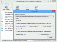 Firefox Password by Thegrideon Software screenshot